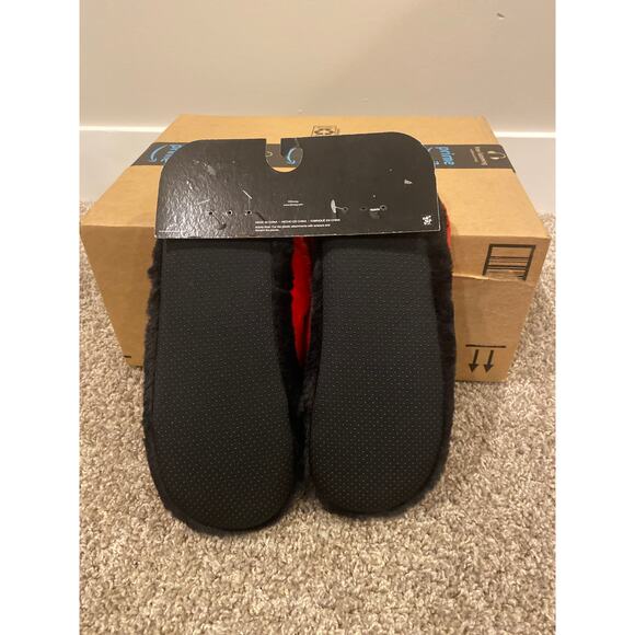 Disney Minnie Mouse Red Sequin Bow Slippers - New with Tags - Picture 5 of 5